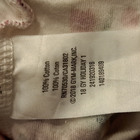 Gymboree girls size 3-6 months floral long sleeve bodysuit ruffle shoulder VGUC - Picture 4 of 7